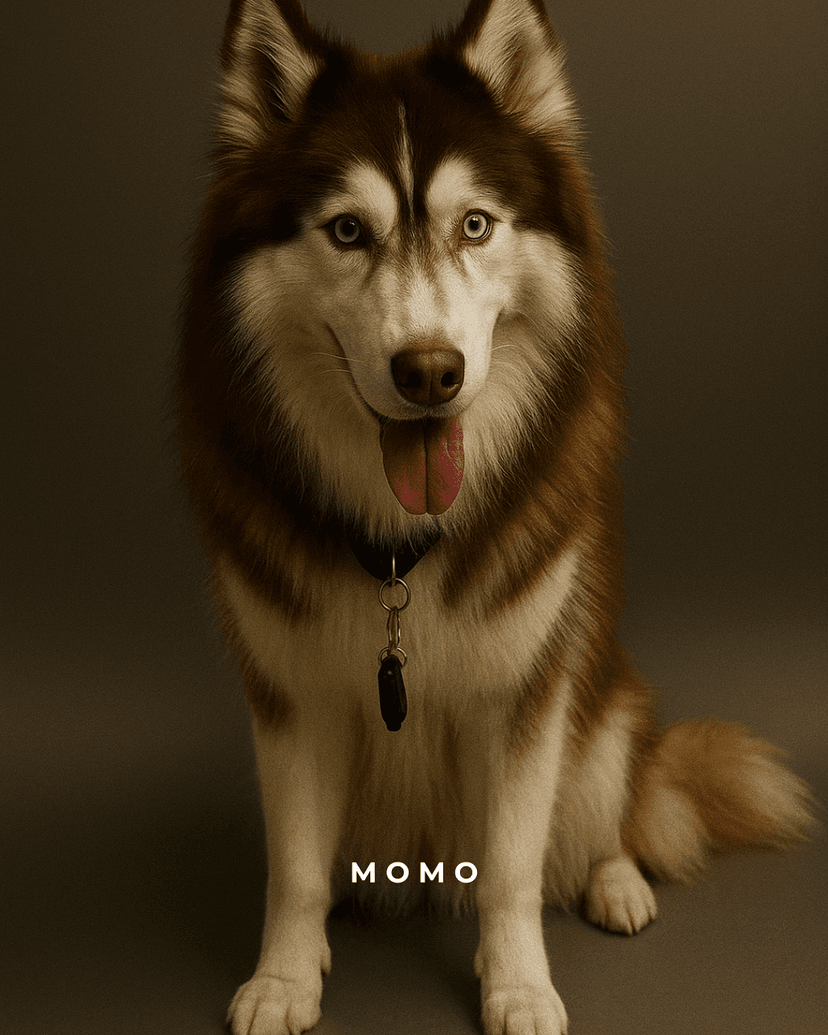 Momo - Wooly Husky
